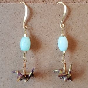 Hand Made Origami Earrings